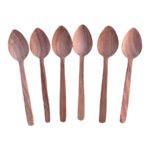 🥗 Moroccan Walnut Wood Salad Bowl Set of 4