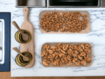 🍽️ Handmade Walnut Wooden Trays | Set of 2 | Artisanal Moroccan Serving Boards