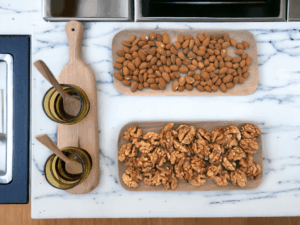 🍽️ Handmade Walnut Wooden Trays | Set of 2 | Artisanal Moroccan Serving Boards