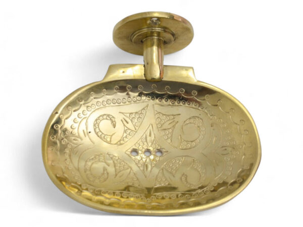 🛁 Handcrafted Solid Brass Wall-Mounted Soap Holder | Vintage-Style Bathroom Soap Dish