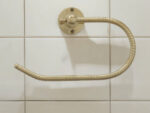 🛁 Handcrafted Solid Brass Towel Holder – Wall-Mounted Bathroom Hook