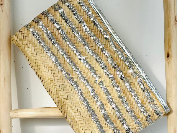 Handwoven Straw Pouch – Boho Chic Clutch for Everyday Essentials