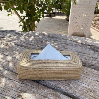 🤧 Raffia Tissue Box Cover 🌸