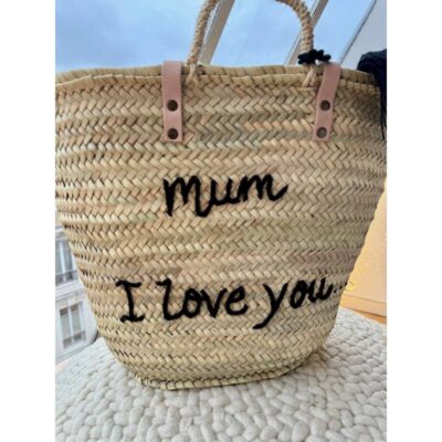 766afb7fc67e9580c76c500c181f91a3a373260373dea5ce69c6dae025eff33c-1.jpeg Double-Handled Embroidered Basket - Mum, I Love You (Black)