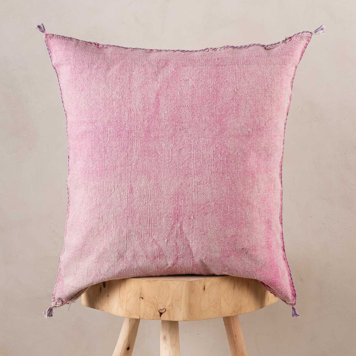 Handmade Cactus Silk Cushion Cover – Vintage Bohemian Berber Pillow