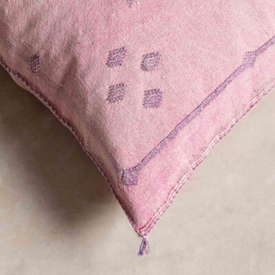 Handmade Cactus Silk Cushion Cover – Vintage Bohemian Berber Pillow