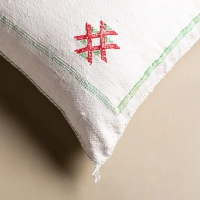 Handmade Cactus Silk Cushion Cover – Vintage Bohemian Berber Pillow