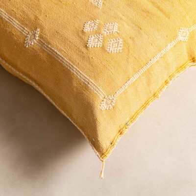 Handmade Cactus Silk Cushion Cover – Vintage Bohemian Berber Pillow