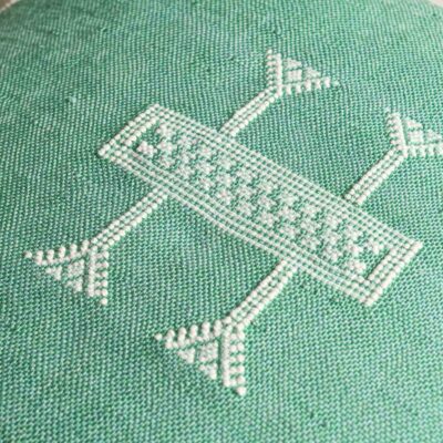 Handmade Cactus Silk Cushion Cover – Vintage Bohemian Berber Pillow