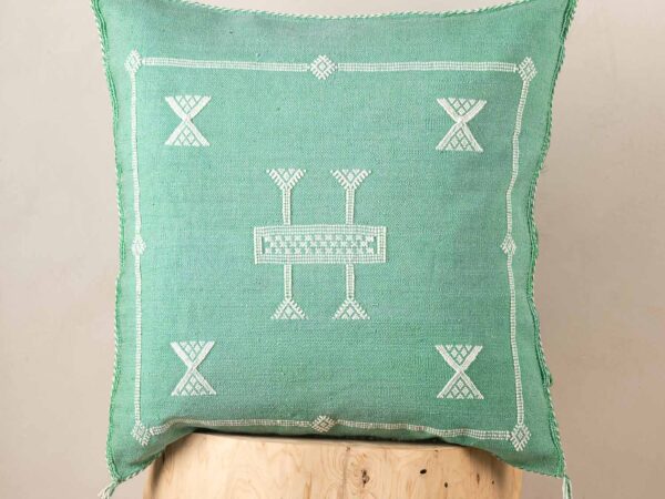 Handmade Cactus Silk Cushion Cover – Vintage Bohemian Berber Pillow
