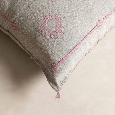 Handmade Cactus Silk Cushion Cover – Vintage Bohemian Berber Pillow
