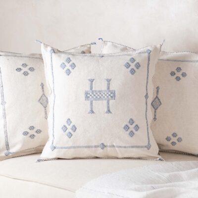 Handmade Cactus Silk Cushion Cover – Vintage Bohemian Berber Pillow