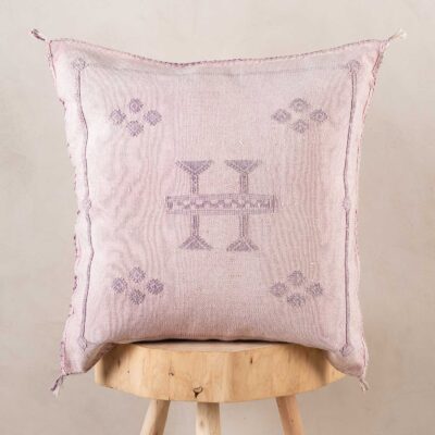 Handmade Cactus Silk Cushion Cover – Vintage Bohemian Berber Pillow