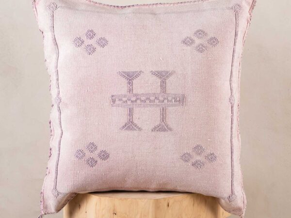 Handmade Cactus Silk Cushion Cover – Vintage Bohemian Berber Pillow