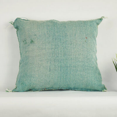 Moroccan Cactus Silk Pillow Cover – Handmade Berber Sabra Cushion | Bohemian Decor (50×50 cm / 60×40 cm)