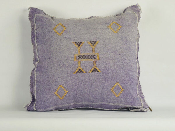 ✨ Stunning Moroccan Cactus Silk Pillow Cover – Handwoven Bohemian Sabra 19×19”