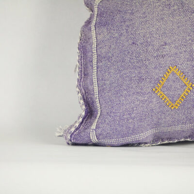 ✨ Stunning Moroccan Cactus Silk Pillow Cover – Handwoven Bohemian Sabra 19×19”