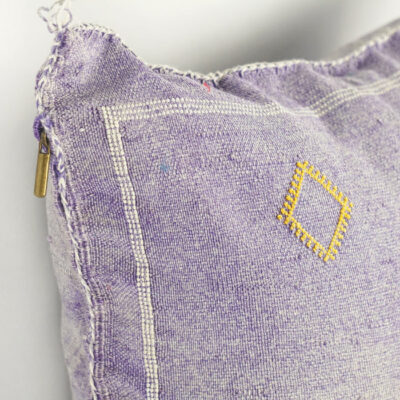 ✨ Stunning Moroccan Cactus Silk Pillow Cover – Handwoven Bohemian Sabra 19×19”