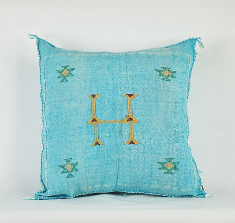 Lovely Moroccan Cactus Silk Pillow Cover – Bohemian Sabra Cushion (50×50 cm | 60×40 cm)