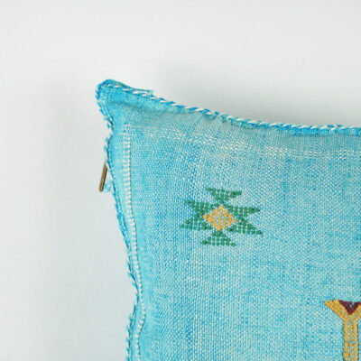 Lovely Moroccan Cactus Silk Pillow Cover – Bohemian Sabra Cushion (50×50 cm | 60×40 cm)