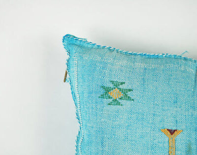 Lovely Moroccan Cactus Silk Pillow Cover – Bohemian Sabra Cushion (50×50 cm | 60×40 cm)