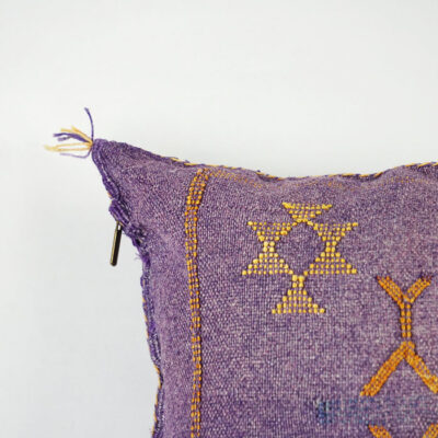 Unique Moroccan Cactus Silk Pillow Cover – Bohemian Sabra Cushion (50×50 cm / 60×40 cm)