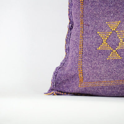 Unique Moroccan Cactus Silk Pillow Cover – Bohemian Sabra Cushion (50×50 cm / 60×40 cm)
