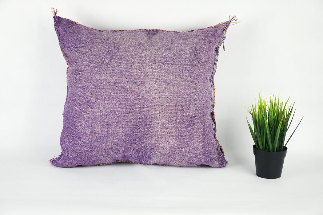 Unique Moroccan Cactus Silk Pillow Cover – Bohemian Sabra Cushion (50×50 cm / 60×40 cm)