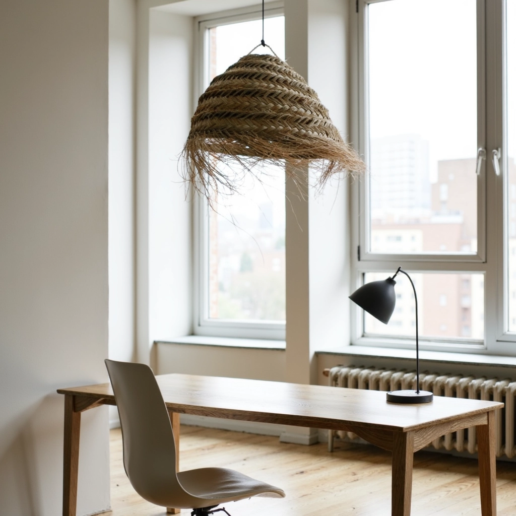 Oversized Moroccan Straw Chandelier – Handwoven Artisan Pendant Light (50 cm)