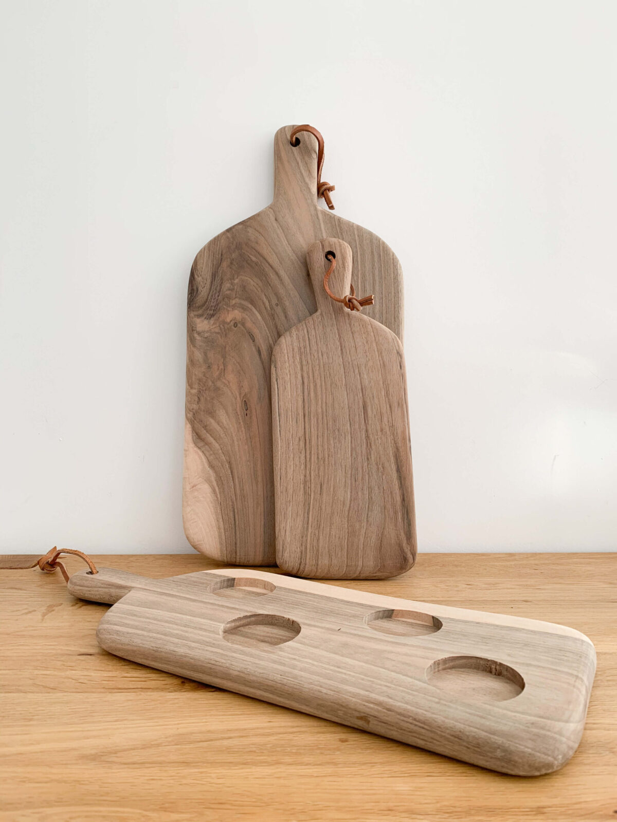 Walnut coffee tray