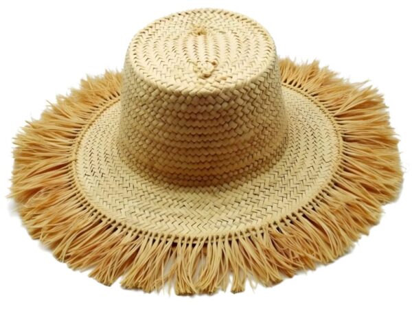 Woven-Garden-Hat-Palm-Leaf-Hat-2-2-1024x1024-1.jpg Handwoven Fringe Garden Hat – Natural Straw Sun Hat with Wide Brim (26″ Diameter)