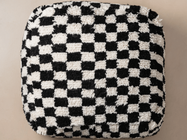 Beni Ourain Floor Pillow Cover – | Moroccan Artisan Design