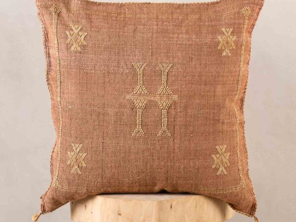 Handmade Cactus Silk Cushion Cover – Vintage Bohemian Berber Pillow