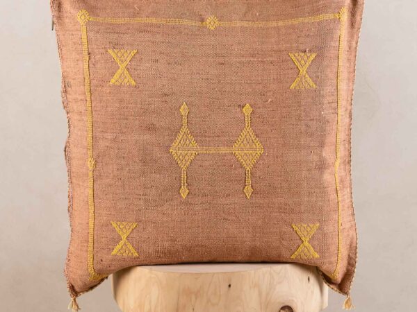 Handmade Cactus Silk Cushion Cover – Vintage Bohemian Berber Pillow