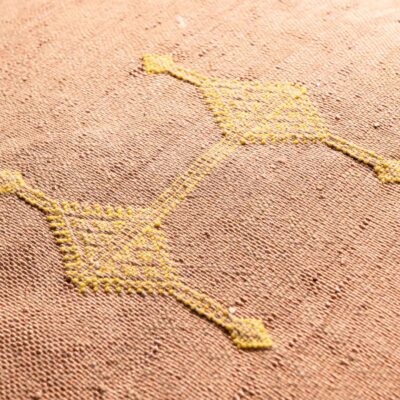 Handmade Cactus Silk Cushion Cover – Vintage Bohemian Berber Pillow