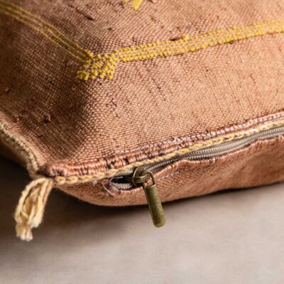 Handmade Cactus Silk Cushion Cover – Vintage Bohemian Berber Pillow