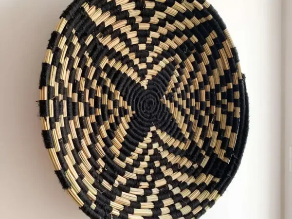 Braided wall decoration